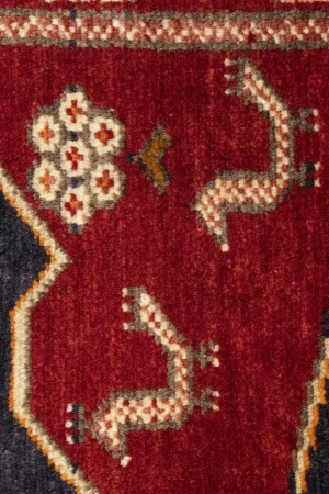 Vintage Tribal Red 3'9X6'4 Nahavand Persian Rug