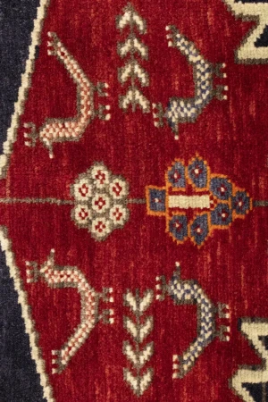 Vintage Tribal Red 3'9X6'4 Nahavand Persian Rug