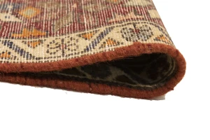 Vintage Tribal Red 3'9X6'4 Nahavand Persian Rug