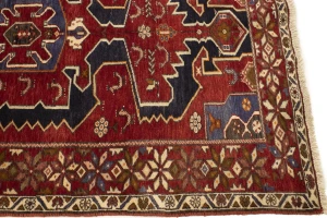 Vintage Tribal Red 3'9X6'4 Nahavand Persian Rug