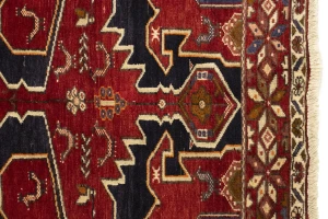 Vintage Tribal Red 3'9X6'4 Nahavand Persian Rug