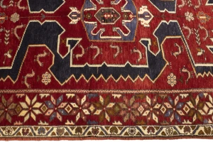 Vintage Tribal Red 3'9X6'4 Nahavand Persian Rug