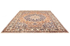 Vintage Brown Floral 10X12 Bakhtiari Persian Rug