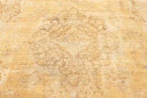 Antique Muted Distressed 7X11 Tabriz Persian Rug