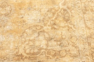 Antique Muted Distressed 7X11 Tabriz Persian Rug