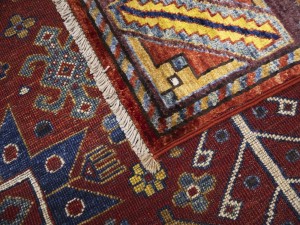 Rusty Red Geometric Tribal 6X9 Afghan Herati Oriental Rug