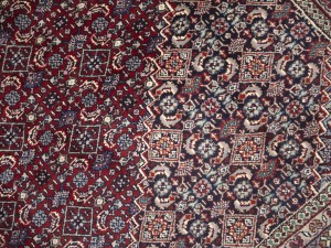 Red Floral Tribal 8'6X11'6 Indo-Bidjar Oriental Rug