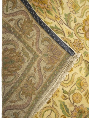 Golden Beige Floral Classic 4X6 Agra Jaipur Oriental Rug