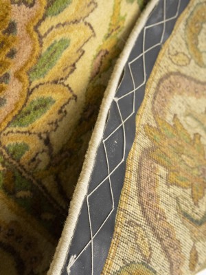 Golden Beige Floral Classic 4X6 Agra Jaipur Oriental Rug