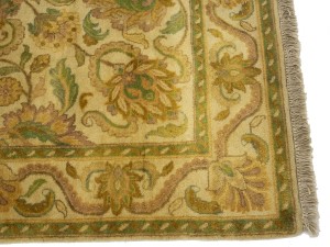 Golden Beige Floral Classic 4X6 Agra Jaipur Oriental Rug