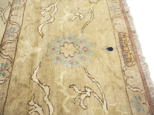 Cream Floral Oushak 12'6X17 Turkish Oriental Rug