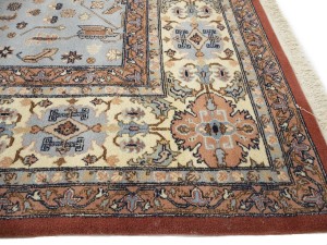 Floral Red 11X16 Indo Heriz Oriental Rug
