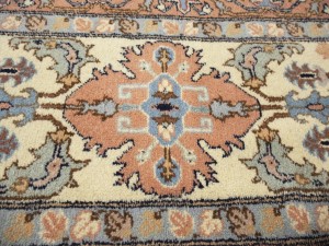 Floral Red 11X16 Indo Heriz Oriental Rug