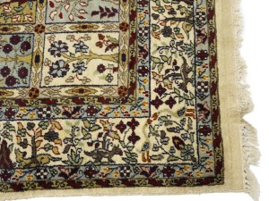 Cream Floral Classic 4X6 Agra Jaipur Oriental Rug