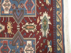 Maroon Red Tribal 8X9 Sumak Herati Afghan Rug