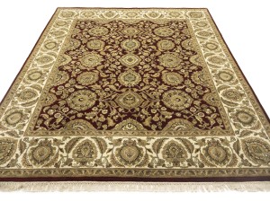 Red Floral Classic 8X10 Agra Jaipur Oriental Rug