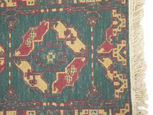 Green Tribal Kelim 2X8 Sumak Persian Runner Rug