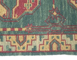 Green Tribal Kelim 2X8 Sumak Persian Runner Rug
