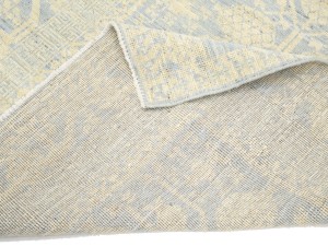 Beige Floral Khotan 4X6 Oushak Oriental Rug