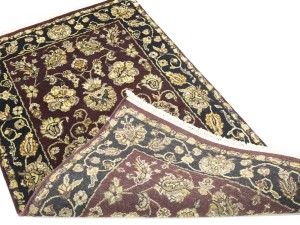 Maroon Floral Classic 3X5 Agra Jaipur Oriental Rug