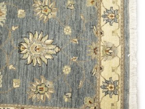 Gray Floral Classic 2'7X18'8 Agra Jaipur Oriental Runner Rug