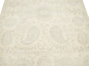Beige Floral Chobi Peshawar 4X6 Pakistan Oriental Rug