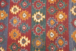 Multicolored Geometric Reversible 4'7X10'8 Kilim Oriental Rug