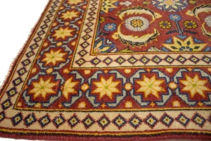 Semi Antique Allover Floral 4X6 Tabriz Persian Rug