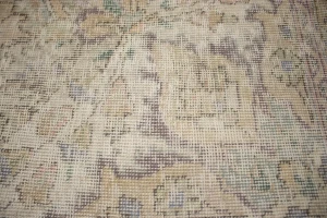 Antique Traditional Muted 10X13 Tabriz Persian Rug