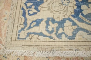 Antique Muted Distressed Floral 9'6X11'9 Kerman Persian Rug