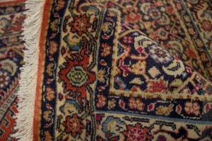 Semi Antique Orange-red Floral 3X5 Bidjar Persian Rug