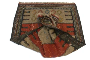 Khaki Tribal 4X6 Sumak Herati Persian Rug