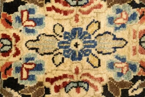 Antique Red Floral 3'5X10 Mahal Persian Runner Rug