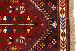 Red Tribal 3'5X5 Shiraz Persian Rug