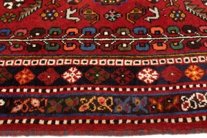 Red Tribal 3'5X5 Shiraz Persian Rug