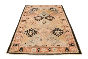 Beige/Cream Tribal Floral 6X8 Ziegler Pakistan Rug