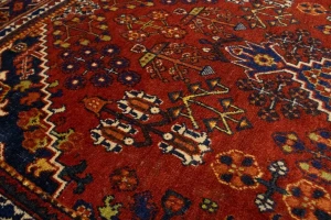Semi Antique Red Tribal 4X7 Joshaghan Persian Rug