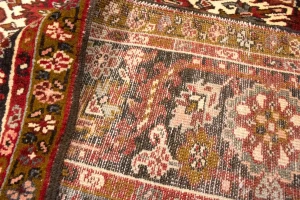 Antique Red Geometric 11X15 Heriz Persian Rug