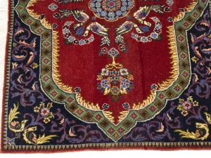 Red Vintage Floral 2X3 Kashan Persian Oriental Rug