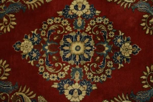 Orange-red Pictorial 2X3 Bidjar Persian Rug