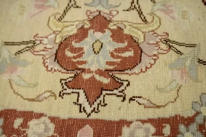 Cream Classic 4X4 Tabriz Persian Rug