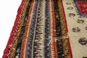 Cream Tribal 4X7 Sumak Persian Rug