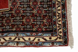 Vintage Geometric 3X13 Bidjar Sanneh Persian Runner Rug