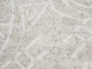 Antique Muted Beige Floral 9'6X12'3 Distressed Vintage Oriental Rug