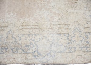 Antique Muted Floral 10X13 Distressed Vintage Oriental Rug