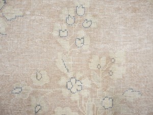 Antique Muted Floral 10X13 Distressed Vintage Oriental Rug