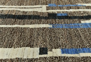 Brown Tribal Modern 9'3X11'7 Moroccan Style Oriental Rug