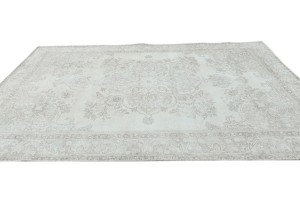 Antique Muted Floral Classic 6'5X9'4 Distressed Vintage Oriental Rug