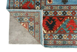 Blue Tribal Geometric 8X10 Turkoman Pakistan Rug