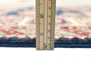 Dark Navy Tribal Geometric 6X9 Kazak Pakistan Rug